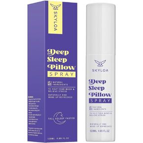 Skyloa Deep Sleep Pillow Spray: Natural Sleep Rest Aid with Lavender for Relaxation 120ml, 4 fl oz in Kuwait