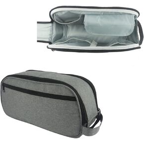 Travel Carrying Bag Compatible for ResMed AirMini CPAP Machine and Accessories,Qozabualy CPAP Supplies Carrying Case,Portable Tool Pouch for Men,CPAP Storage Bag for Home and Travel Use,Bag Only,Grey in Kuwait