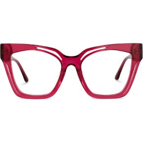 إطار نظارة Zeelool Vintage Cat Eye للنساء مع عدسة شفافة بدون وصفة طبية Domena ZJGA814740 in Kuwait