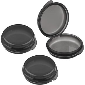 WLLHYF Small Pill Box 3 Pcs Mini Pill Organizer Portable Travel Pill Container Daily Pill Case Medicine Vitamin Cod Liver Oil Storage Box Pocket Purse for Home Working Outdoor Camping (Black) in Saudi Arabia