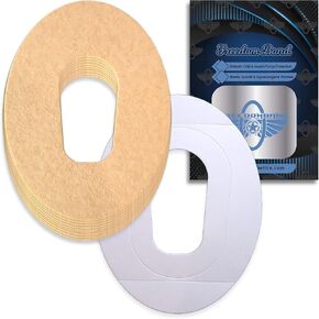 10 Count Hypoallergenic Guard Patches for Dexcom G6 CGM No Touch Patch Bumper Cover Tapes for All Brands : No Frey Waterproof (White)