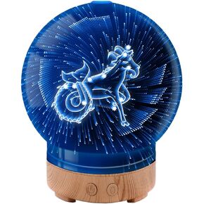 POLENNON Scorpio Oil Diffuser Cool Mist Glass Humidifier 100 ml Night Lights