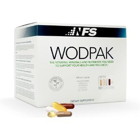 NF Sports WodPak فيتامينات يومية كاملة للرجال والنساء، فيتامينات متعددة بنكهة التوت مع فيتامين د، فيتامين د3، زنك، أوميغا 3، 30 وجبة (عبوة من قطعة واحدة) in Kuwait