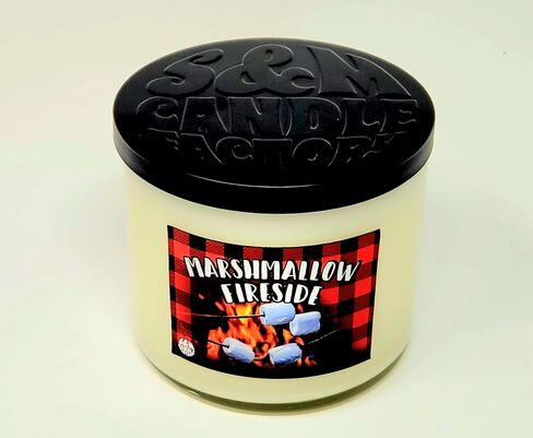 شمعة كب كيك ريد فيلفيت ~ من S&M Candle Factory ~ 3 فتائل من شمع الصويا المعطر الطبيعي 14.5 أونصة ~ وقت حرق 80 ساعة ~ صنع في الولايات المتحدة الأمريكية ~ شمعة عيد الحب الرائعة (3 فتائل كبيرة) in Saudi Arabia