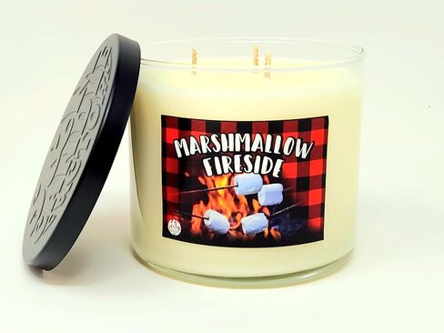 شمعة كب كيك ريد فيلفيت ~ من S&M Candle Factory ~ 3 فتائل من شمع الصويا المعطر الطبيعي 14.5 أونصة ~ وقت حرق 80 ساعة ~ صنع في الولايات المتحدة الأمريكية ~ شمعة عيد الحب الرائعة (3 فتائل كبيرة) in Saudi Arabia