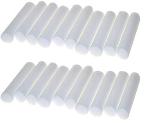 Wild Essentials Cotton Wick Essential Oil Inhaler Refills, 4 cm (1 5/8 inch) Blank Nasal Sticks for On the Go Aromatherapy Compact, Portable and Highly Absorbent Cotton Interior (12) in Kuwait