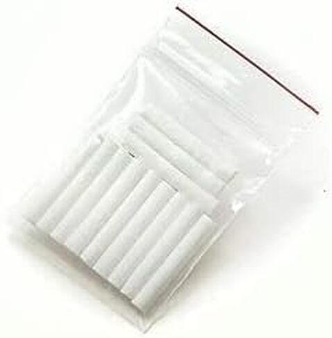 Wild Essentials Cotton Wick Essential Oil Inhaler Refills, 4 cm (1 5/8 inch) Blank Nasal Sticks for On the Go Aromatherapy Compact, Portable and Highly Absorbent Cotton Interior (12) in Kuwait