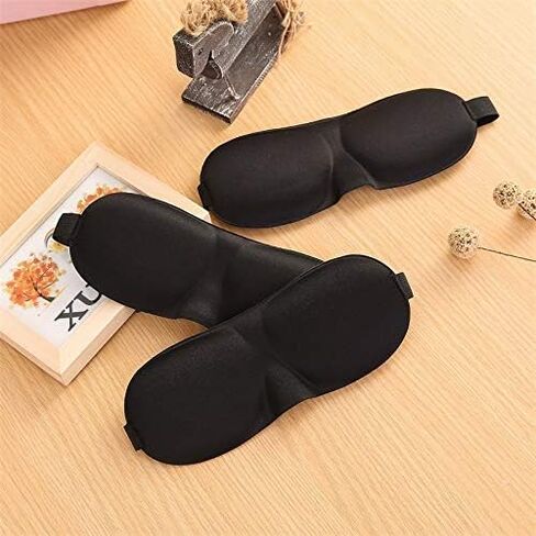 Sleep Mask for Woman Man, 100% Blackout 3D Eye Mask for Sleeping, Upgrade Contoured Blindfold Eye Cover with Adjustable Strap, Light Blocking Sleep Maks for Travel, Nap, Meditation in Saudi Arabia