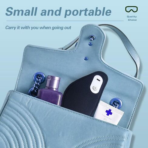 Heated Massage Eye Mask,45 Degree Thermostat Eye Massager,USB Rechargeable Eye Massager, Relax and Reduce Eye Fatigue Dark Circles Eye Bags Improve Sleep, Portable Eye Massager in Kuwait