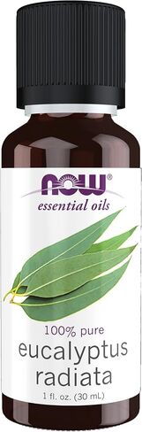 NOW Essential Oils, Eucalyptus Radiata Oil, Revitilizing Aromatherapy Scent, Steam Distilled, 100% Pure, Vegan, Child Resistant Cap, 1-Ounce in Saudi Arabia