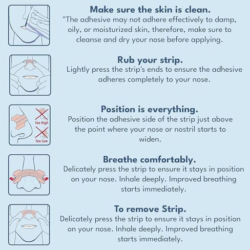 شريط الأنف الفاخر من Breathe Smooth، متوسط ​​الحجم الأصلي | يخفف على الفور احتقان الأنف | يساعد على تقليل الشخير | خالية من المخدرات زيادة تدفق الهواء | آمن وفعال | 30 شريط | الحجم - 56 مم × 18 مم in Kuwait