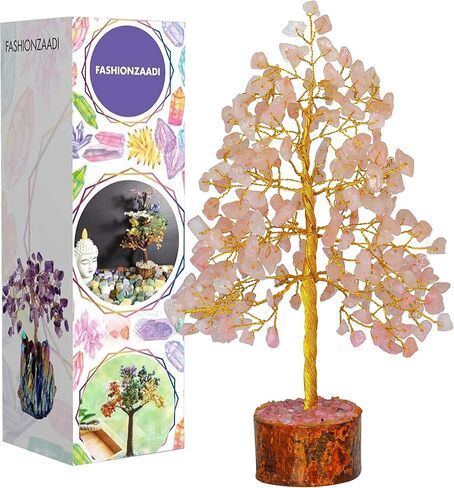 FASHIONZAADI Amethyst Crystal Tree - Amethyst Crystals - Tree of Life Decor - Amethyst Gift - Home Goods Decor - Feng Shui Money Tree - Artificial Bonsai Tree in Kuwait