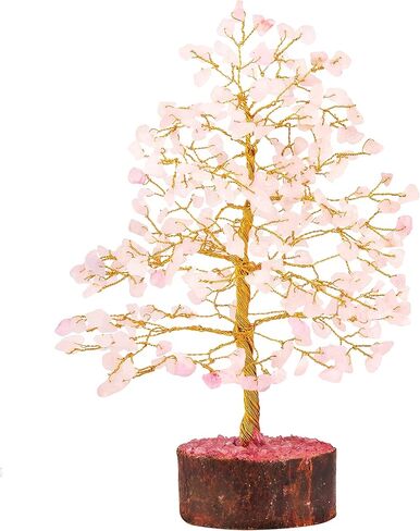 FASHIONZAADI Amethyst Crystal Tree - Amethyst Crystals - Tree of Life Decor - Amethyst Gift - Home Goods Decor - Feng Shui Money Tree - Artificial Bonsai Tree in Kuwait