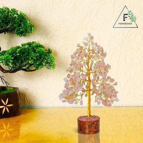 FASHIONZAADI Amethyst Crystal Tree - Amethyst Crystals - Tree of Life Decor - Amethyst Gift - Home Goods Decor - Feng Shui Money Tree - Artificial Bonsai Tree in Kuwait