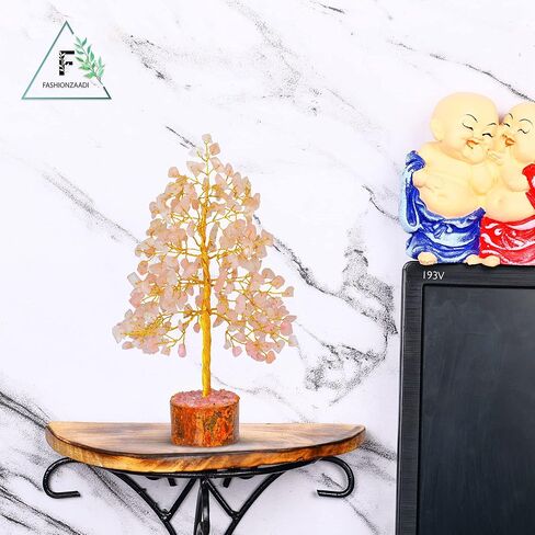 FASHIONZAADI Amethyst Crystal Tree - Amethyst Crystals - Tree of Life Decor - Amethyst Gift - Home Goods Decor - Feng Shui Money Tree - Artificial Bonsai Tree in Kuwait