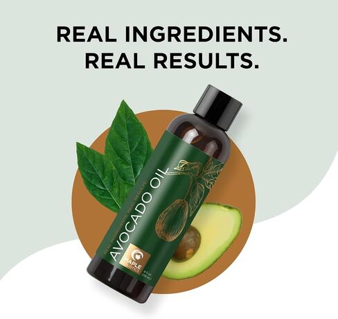Avocado Oil For Hair Skin and Nails - Pure Avocado Oil Hair Moisturizer for Dry Hair and Humectant Moisturizer Avocado Oil for Skin Care - Natural Hair Oil and Carrier Oil for Essential Oils Mixing in Saudi Arabia