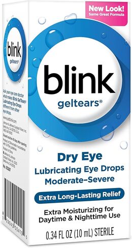 blink Gel Tears Lubricating Eye Drops 10 mL (Pack of 3) in Kuwait