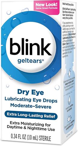 blink Gel Tears Lubricating Eye Drops 10 mL (Pack of 3) in Kuwait