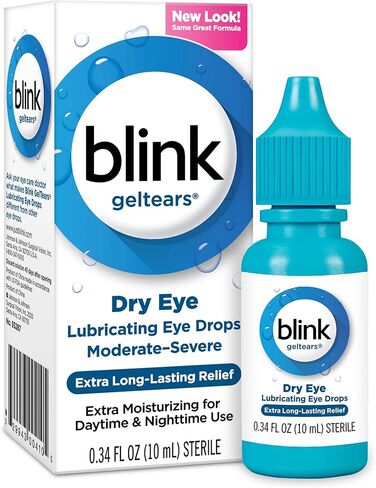 blink Gel Tears Lubricating Eye Drops 10 mL (Pack of 3) in Kuwait