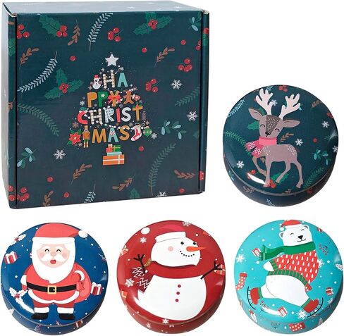 Christmas Scented Candles Gifts for Women - Soy Candles for Home Scented Aromatherapy Candle,120H Burning,Ideal for Meditation Yoga Bath SPA Relaxation（4PCS） in Saudi Arabia