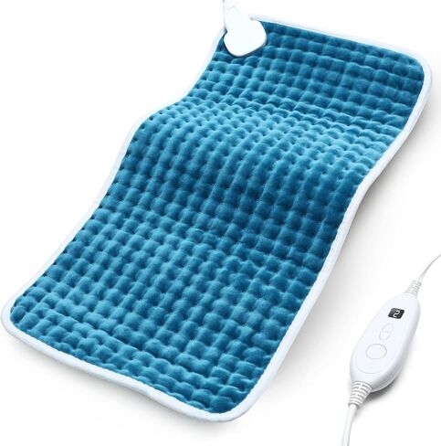 وسادة تسخين كهربائية لآلام الظهر، والتشنجات، وتخفيف التهاب المفاصل، مقاس 30.48 سم × 60.96 سم XL مقاس كينج فائق الحرارة، لمسة ناعمة مع خيارات العلاج الحراري الرطب والجاف، 6 إعدادات، إيقاف تلقائي، يمكن غسله في الغسالة، أخضر in Kuwait