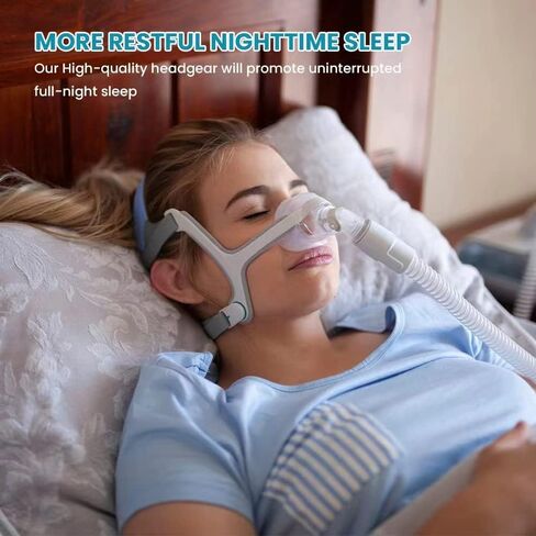 2Packs Replacement Headgear Compatible with F20 F30, Headgear Strap Supplies with Magnetic Headgear Clips and Hose Hanger in Kuwait