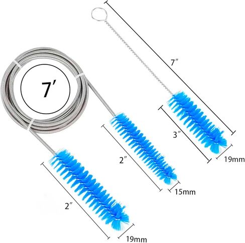 خطاف خرطوم Cpap وفرشاة خرطوم Cpap تحافظ على لوازم Cpap نظيفة ومرتبة - حامل أنبوب Cpap أنبوب Cpap فرشاة تنظيف مرنة وفرشاة تنظيف قناع - مجموعة تنظيف تخزين Cpap مناسبة لك (أبيض) in Kuwait