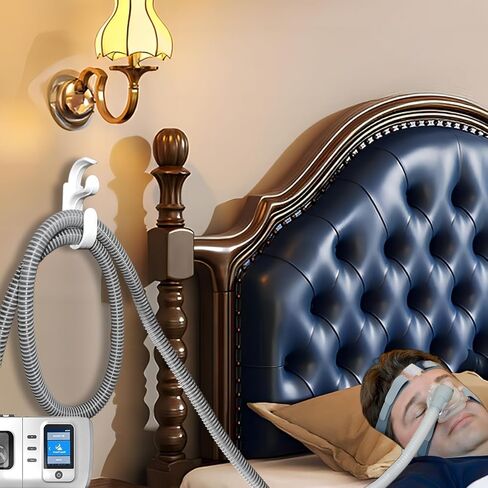 خطاف خرطوم Cpap وفرشاة خرطوم Cpap تحافظ على لوازم Cpap نظيفة ومرتبة - حامل أنبوب Cpap أنبوب Cpap فرشاة تنظيف مرنة وفرشاة تنظيف قناع - مجموعة تنظيف تخزين Cpap مناسبة لك (أبيض) in Kuwait