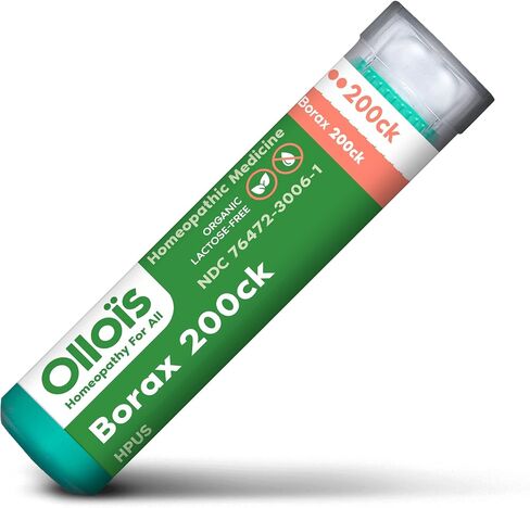 OLLOIS Borax 200ck دواء مثلي عضوي وخالي من اللاكتوز، 80 حبة (عبوة من 5) in Saudi Arabia