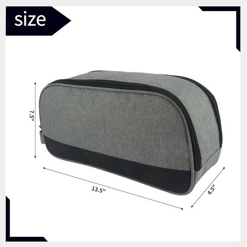 Travel Carrying Bag Compatible for ResMed AirMini CPAP Machine and Accessories,Qozabualy CPAP Supplies Carrying Case,Portable Tool Pouch for Men,CPAP Storage Bag for Home and Travel Use,Bag Only,Grey in Kuwait