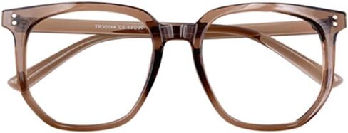 Oversized Square Reading Glasses for Women Men Blue Light Blocking Eyeglasses Frame Cute Comfortable in Kuwait