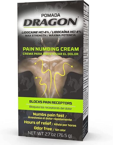 بومادا دراجون ماكس قوة، اختراق، سريع المفعول، آلام العضلات / تخفيف آلام التهاب المفاصل. 2.7 أونصة / 76 جرام. (حزمة من 3) in Kuwait