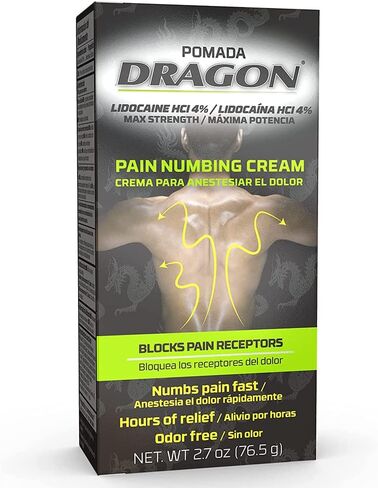 بومادا دراجون ماكس قوة، اختراق، سريع المفعول، آلام العضلات / تخفيف آلام التهاب المفاصل. 2.7 أونصة / 76 جرام. (حزمة من 3) in Kuwait