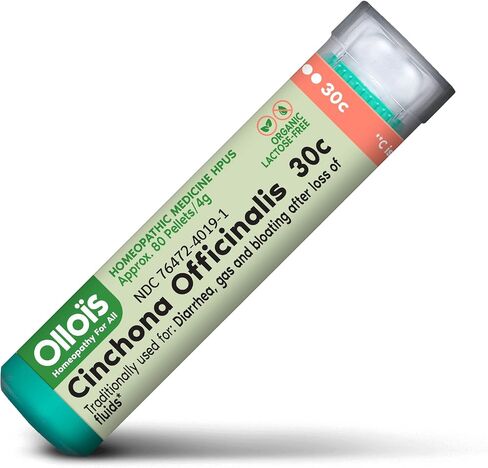 OLLOIS Cinchona Officinalis 30c عضوي، خالي من اللاكتوز، نباتي، طب المثلية، 80 حبة (عبوة من 1) in Saudi Arabia