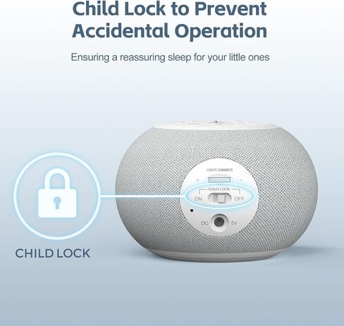 جهاز صوت ريتشر بيبي، 8+1 ضوء ليلي، ضوء متدرج، 20 صوتًا مهدئًا، قفل للأطفال، مهدئ للضوضاء البيضاء، تهويدة لغرفة الأطفال، مؤقت نوم 30/60/180 دقيقة، غرفة نوم الأطفال الصغار والأطفال، محمول (قطة) in Kuwait