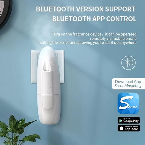 PuroSentido بواسطة: Scentrade، Allegro Aroma Diffuser، ناشر الزيوت العطرية بدون ماء، ناشر الروائح بدون ماء للمنزل، ناشر بلوتوث، ناشر محمول، ناشر للزيوت العطرية in Saudi Arabia