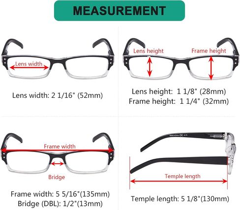 Eyekepper 4 Pack Classic Reading Glasses for Women and Men Include Reading Sunglasses Two-Tone Readers +0.50 in Kuwait