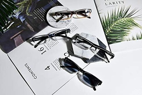 Eyekepper 4 Pack Classic Reading Glasses for Women and Men Include Reading Sunglasses Two-Tone Readers +0.50 in Kuwait