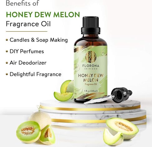 Florona Honey Dew Lemon Premium Quality Fragrance Oil - 1 fl oz for Soap Making, Candle Making, Diffuser Aromatherapy in Kuwait