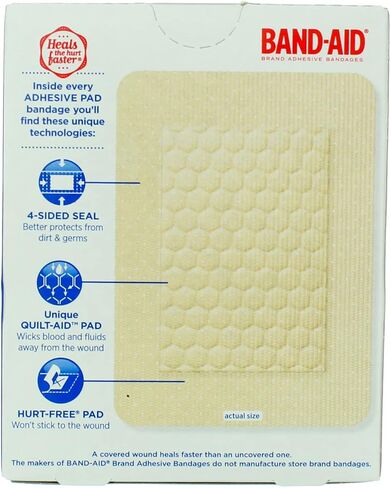 BAND-AID® Brand TRU-STAY™ Large Adhesive Bandages, 10 Count in Saudi Arabia