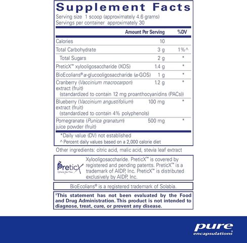 Pure Encapsulations Poly-Prebiotic Powder | Targets Akkermansia Muciniphila to Support GI Barrier Function | 4.9 Ounces in Saudi Arabia