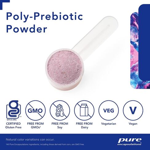 Pure Encapsulations Poly-Prebiotic Powder | Targets Akkermansia Muciniphila to Support GI Barrier Function | 4.9 Ounces in Saudi Arabia