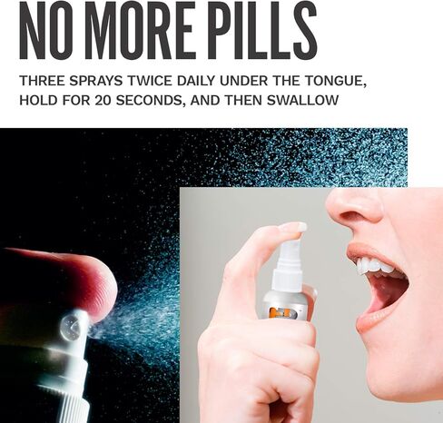 نانو راش سوبر كومبلكس متعدد الفيتامينات، رذاذ تحت اللسان مع تقنية النانو لامتصاص فوري وكامل بدون حبوب، نكهة المانجو وفاكهة العاطفة، 85 أونصة سائلة in Kuwait