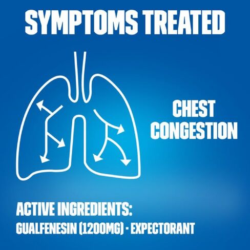 Mucinex Maximum Strength 12-Hour Chest Congestion Expectorant Tablets, 14 ct in Saudi Arabia