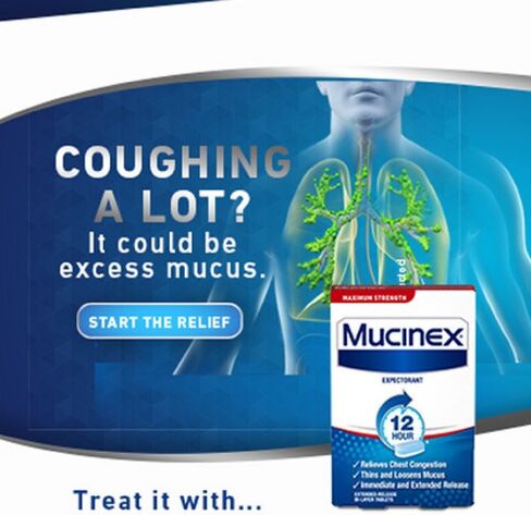 Mucinex Maximum Strength 12-Hour Chest Congestion Expectorant Tablets, 14 ct in Saudi Arabia