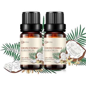2-Pack Chamomile Essential Oil - 100% Pure Organic Natural Plant (Chamaemelum nobile) Chamomile Oil for Diffuser, Aroma, Spa, Massage, Yoga, Perfume, 2x10ML