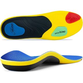 Professional Arch Support Sport Insoles for Women&Men,Plantar Fasciitis Running Shoe Inserts Shock Absorption Athletic Shoe Insole for Flat Feet Pain Relief-Reduce Muscle Soreness Orthotic Insert XS