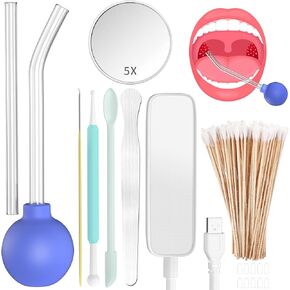 Tonsil Stone Remover Vacuum,10 Pack Tonsil Stone Removal Kit Suction Tool for Tonsils Stones Cupping Removal in Saudi Arabia