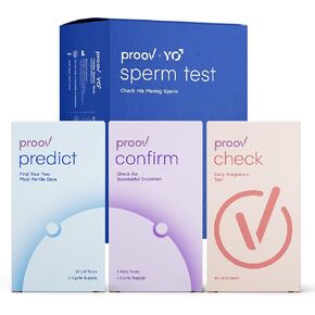 مجموعة أدوات Proov Hers & His للخصوبة | اختبروا خصوبتكم معًا | الجودة الطبية في الاختبارات المنزلية in Kuwait