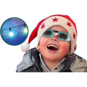 نظارات ثلاثية الأبعاد من American Paper Optics Holiday Specs، 12 عبوة - نظرة عيد الميلاد على أضواء عيد الميلاد من خلال النظارات الثلاثية الأبعاد ورؤية رجال الثلج أو رقاقات الثلج أو سانتا أو رجال خبز الزنجبيل أو قصب الحلوى أو الأشجار in Kuwait